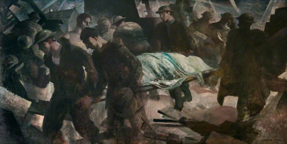 Homage To Clydebank (the Stretcher Bearers) — Hugh Adam Crawford