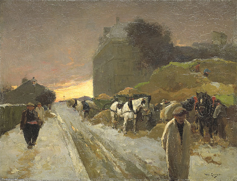 Street In Montmartre. — Wilhelmus Hendrikus Petrus Johannes Zwart