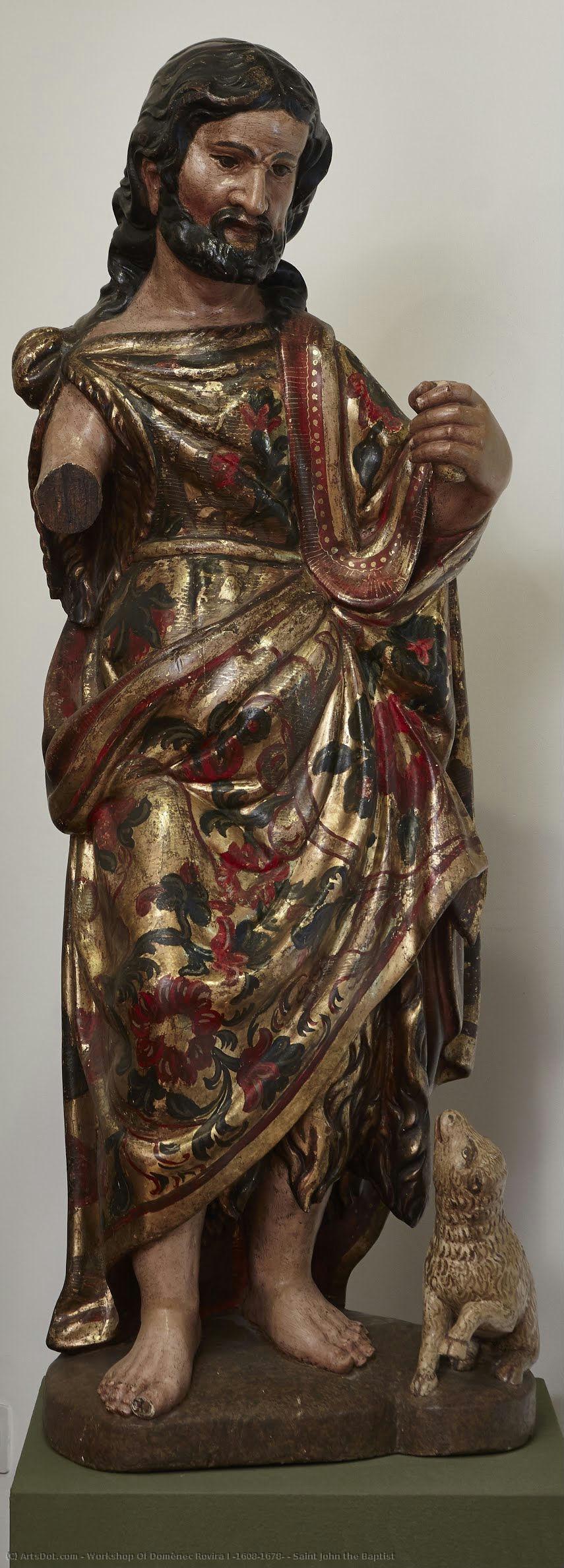 Saint John The Baptist — Workshop Of Domènec Rovira I (1608-1678)