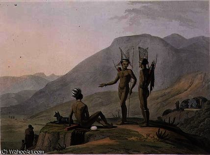 Bush-men Hottentots Armed For An Expedition — Сэмюэл Дэниел