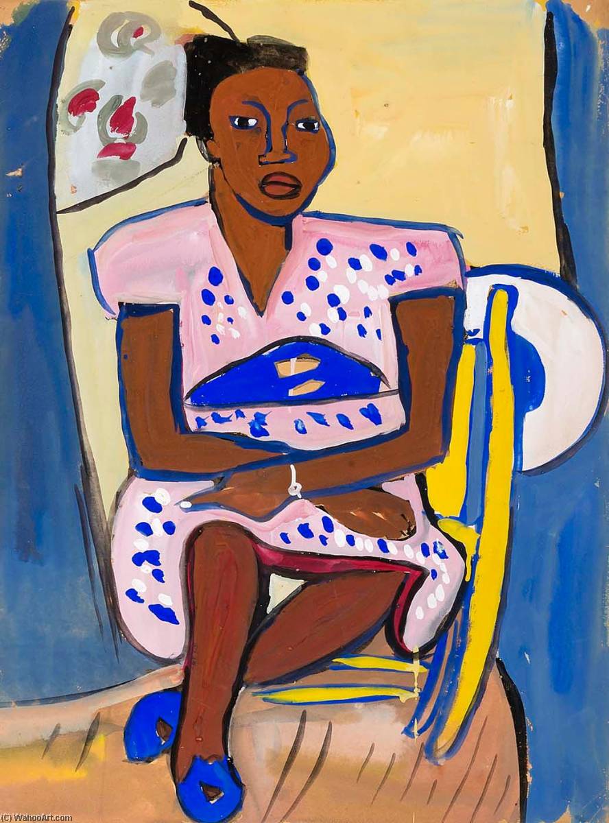 Woman Seated Mary Jane — William H. Johnson