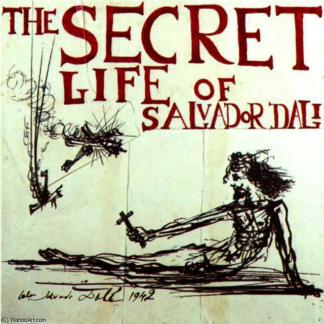 Design Für Plakat Für 'das Geheime Leben Von Salvador Dalí' — Salvador Dalí