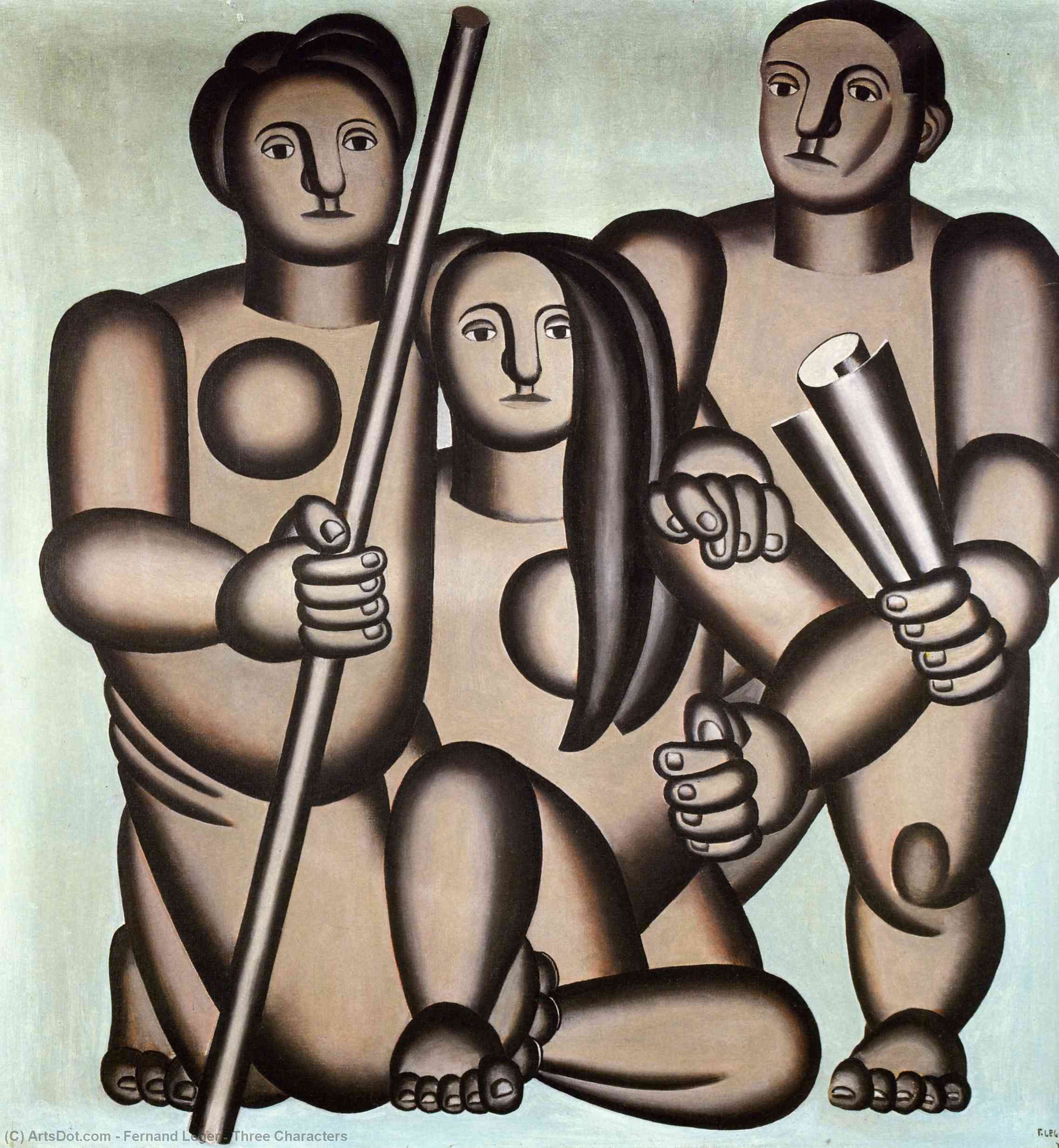 Tres Personajes — Fernand Léger