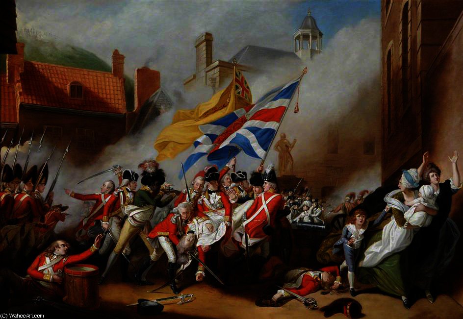 The Death Of Major Peirson — John Singleton Copley