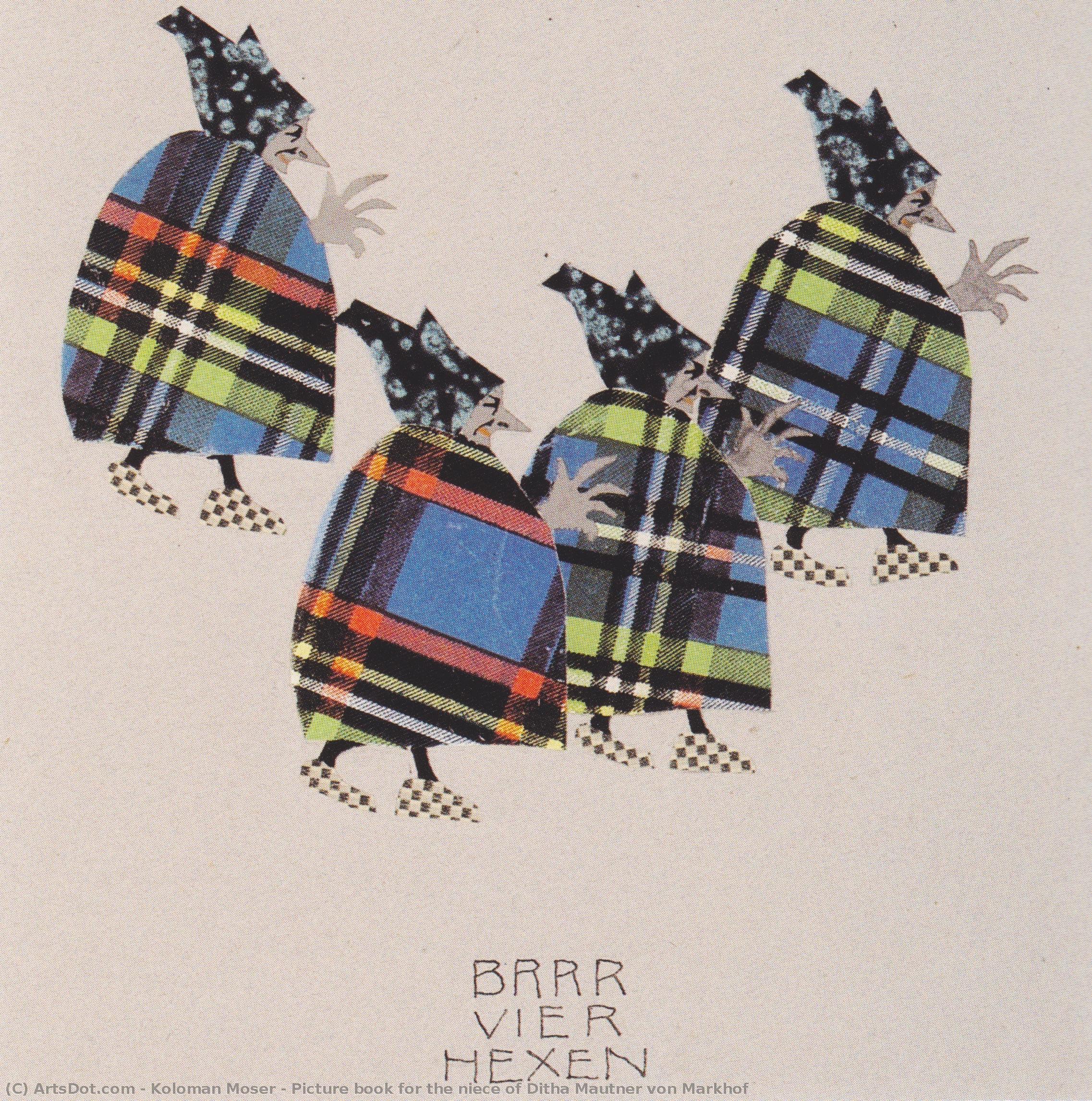 Picture Book For The Niece Of Ditha Mautner Von Markhof — Koloman Moser