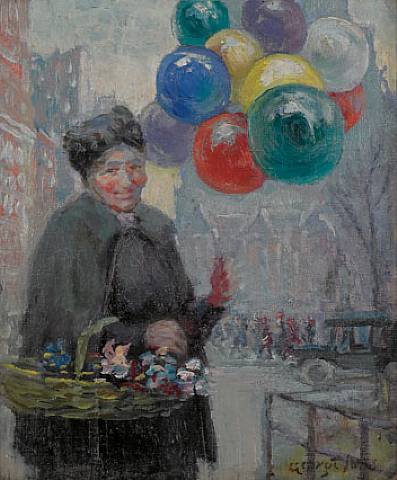 The Balloon Seller New York — George Benjamin Luks
