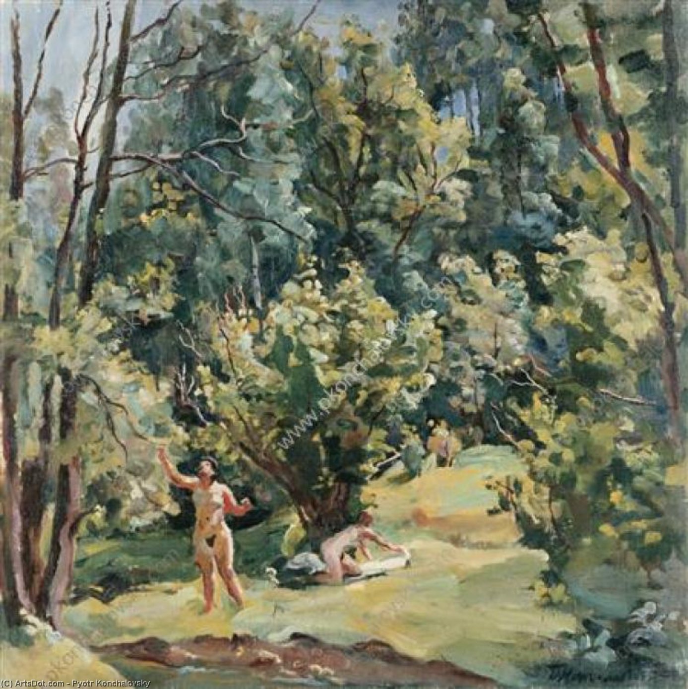 The Woman At The Creek — Pyotr Konchalovsky