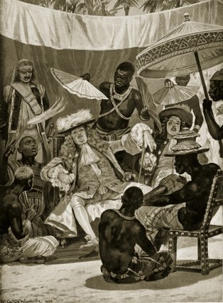 Early British Settlement In The Gold Coast — Richard Caton Woodville