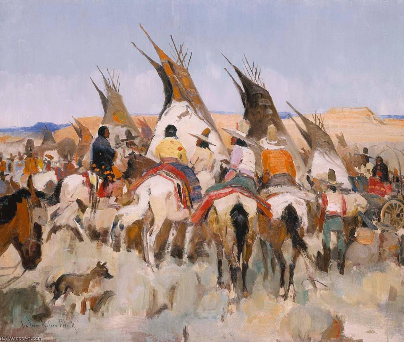 Ceremonial At Black Lake — Laverne Nelson Black