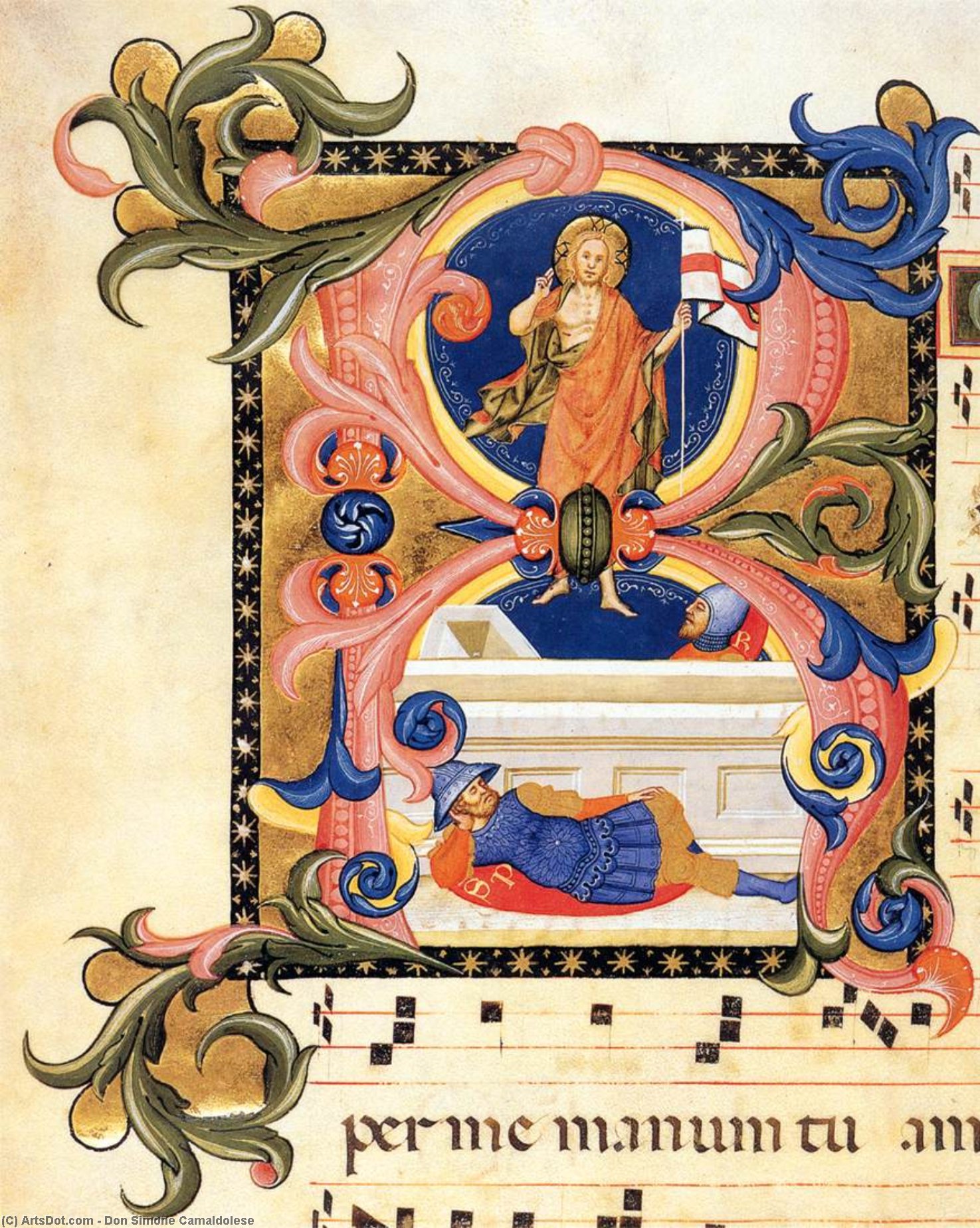 Gradual (volume 2, Folio 1v) — Don Simone Camaldolese