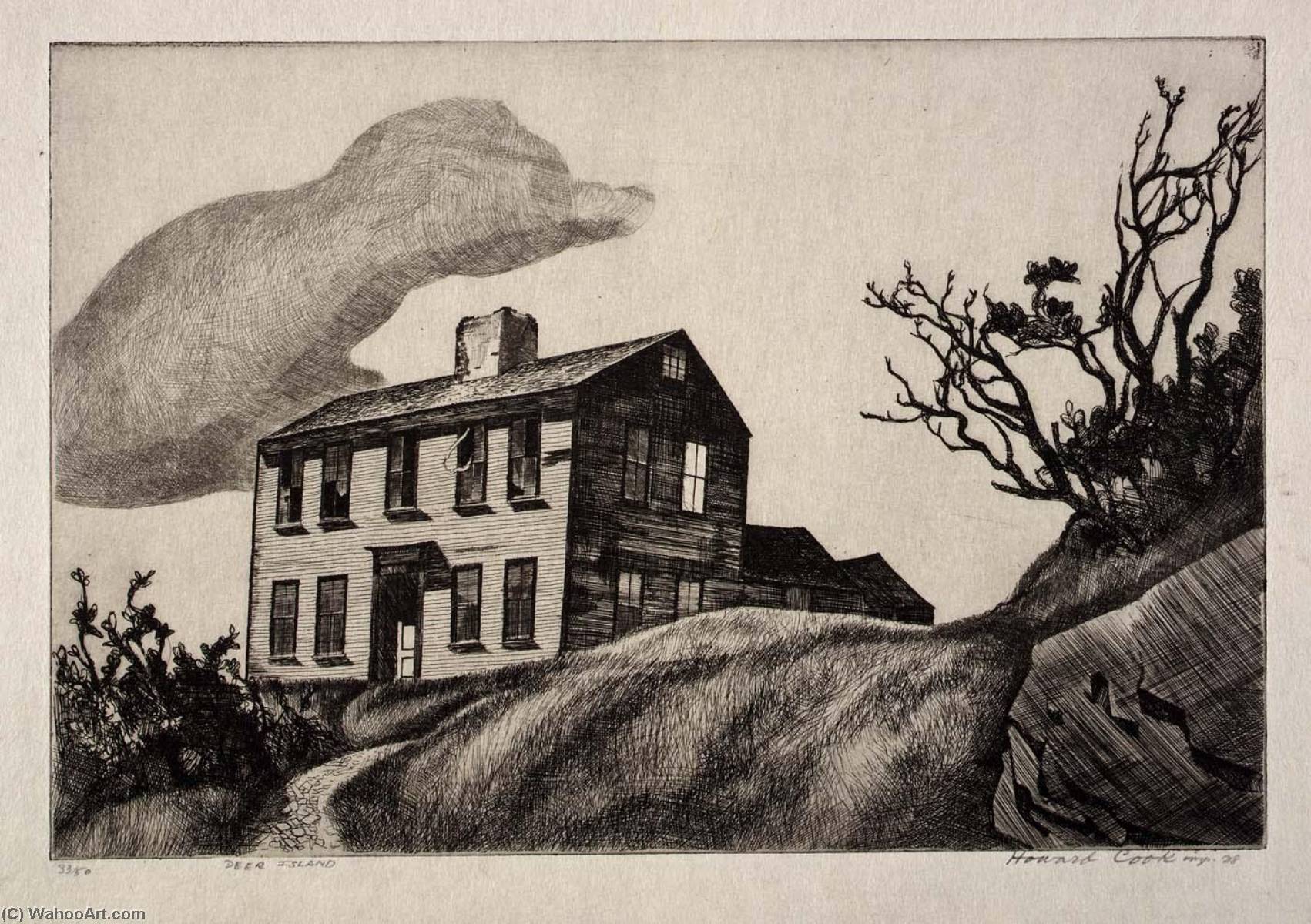 Deer Island — Howard Cook