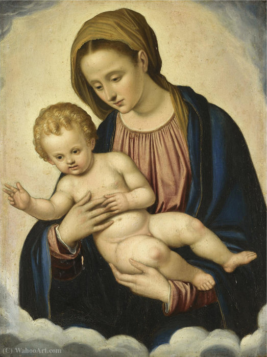 Madonna And Child — Simone Peterzano