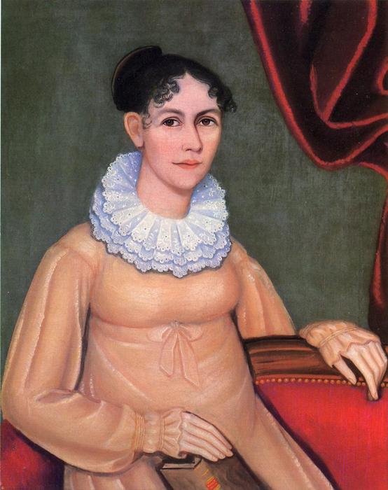Portrait Of Sally Morgan Walbridge — Ammi Phillips