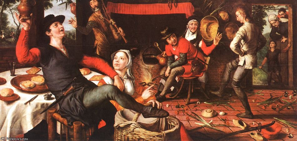The Egg Dance, Oil On Panel, Rijksmuseum At Am — Pieter Aertsen