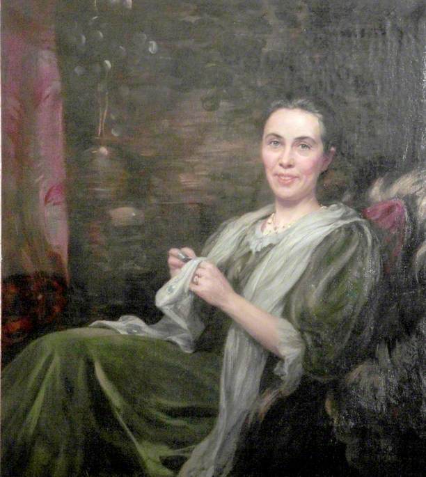 Jane Brandreth Holt (d.1922), Lady Herdman — Robert Duddingstone Herdman
