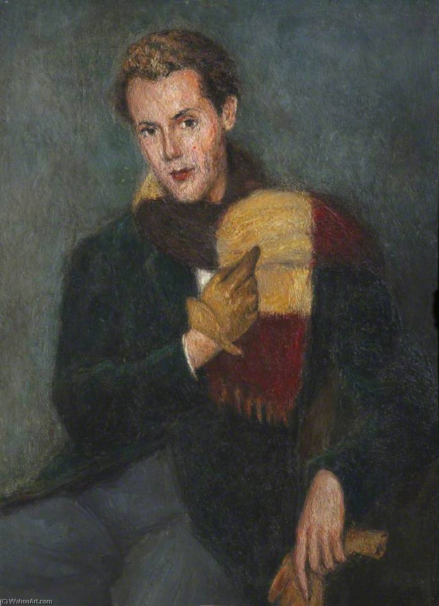 Young Man With A Scarf — Georges Van Houten