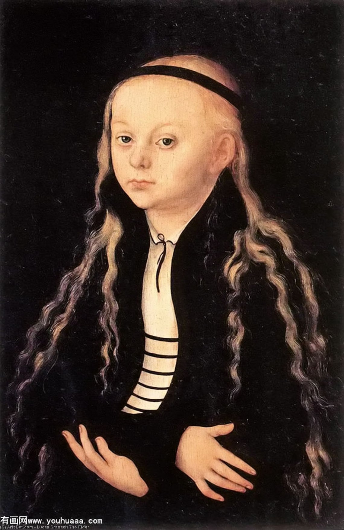 Portrait Of A Young Girl — Лукас Кранхен Старшиј