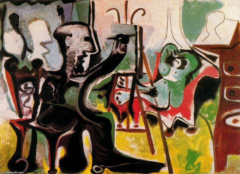 The Painter And His Model 24 — Пабло Пикассо