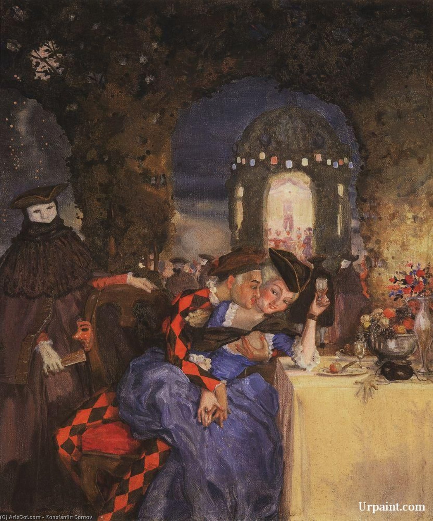 Gallant Scene (in The Garden) — Konstantin Andreevic Somov