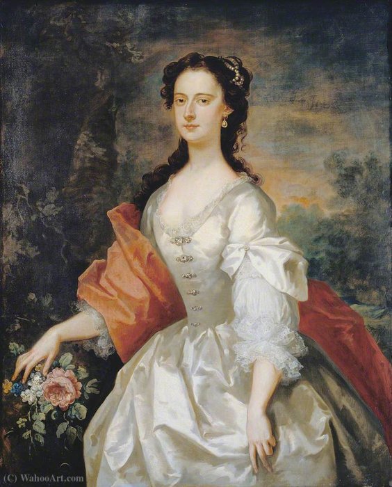 Portrait Of A Woman In White — John Vanderbank