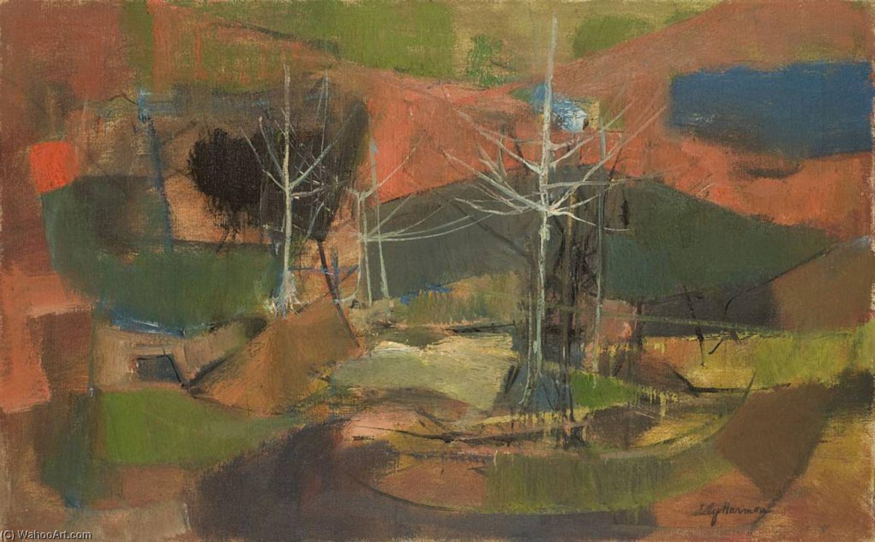Sunset And White Trees — Lily Harmon