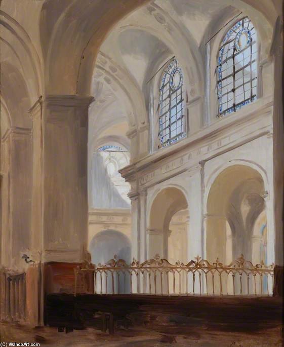 Interior Of The Church Of St Roch, Paris — Adrien Dauzats