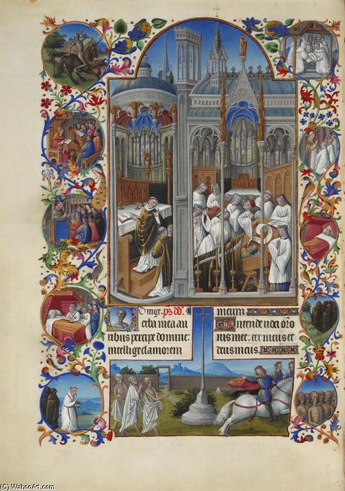 The Funeral Of Raymond Diocres — Limbourg Brothers