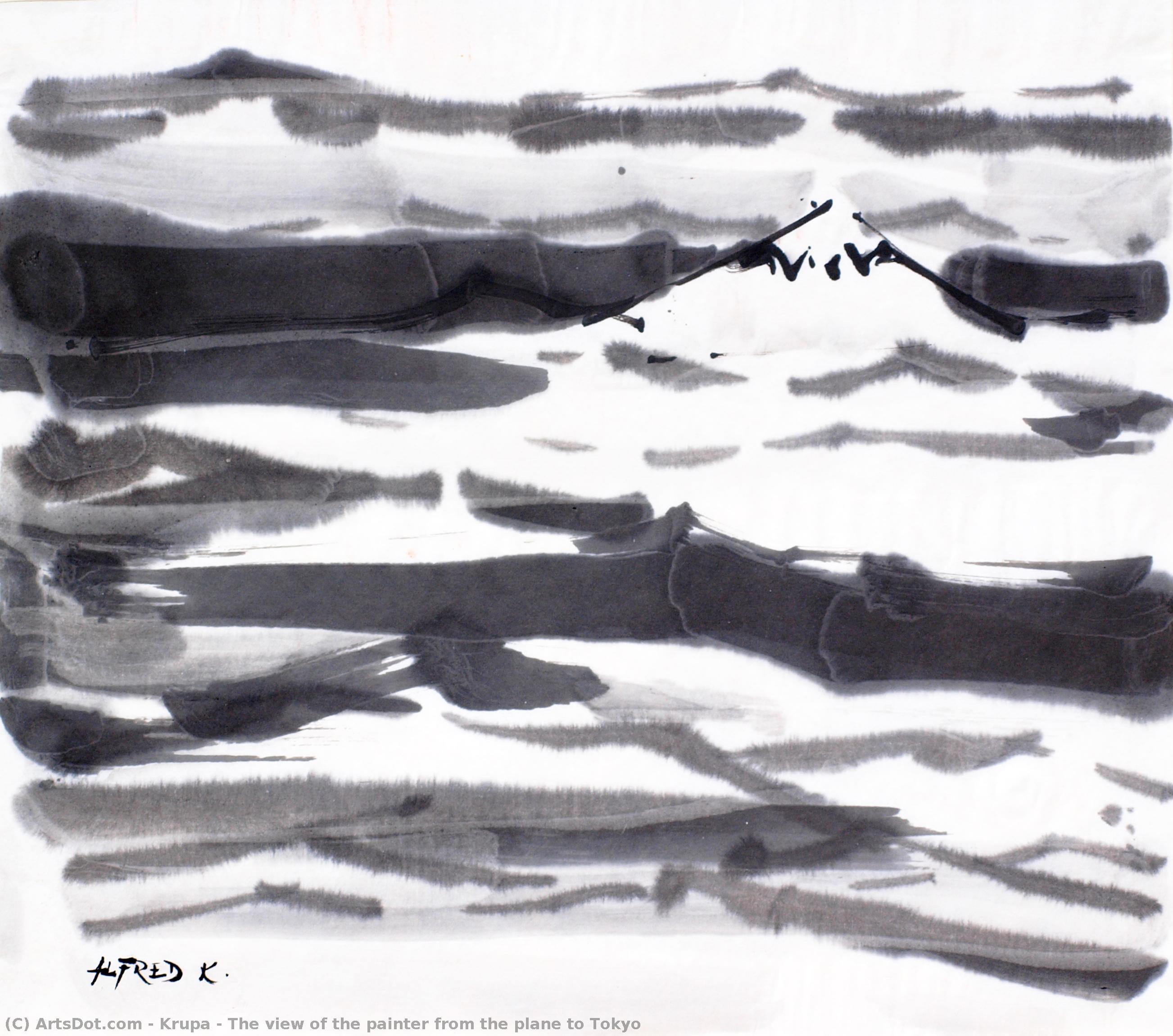The View Of The Painter From The Plane To Tokyo — Alfred Freddy Krupa