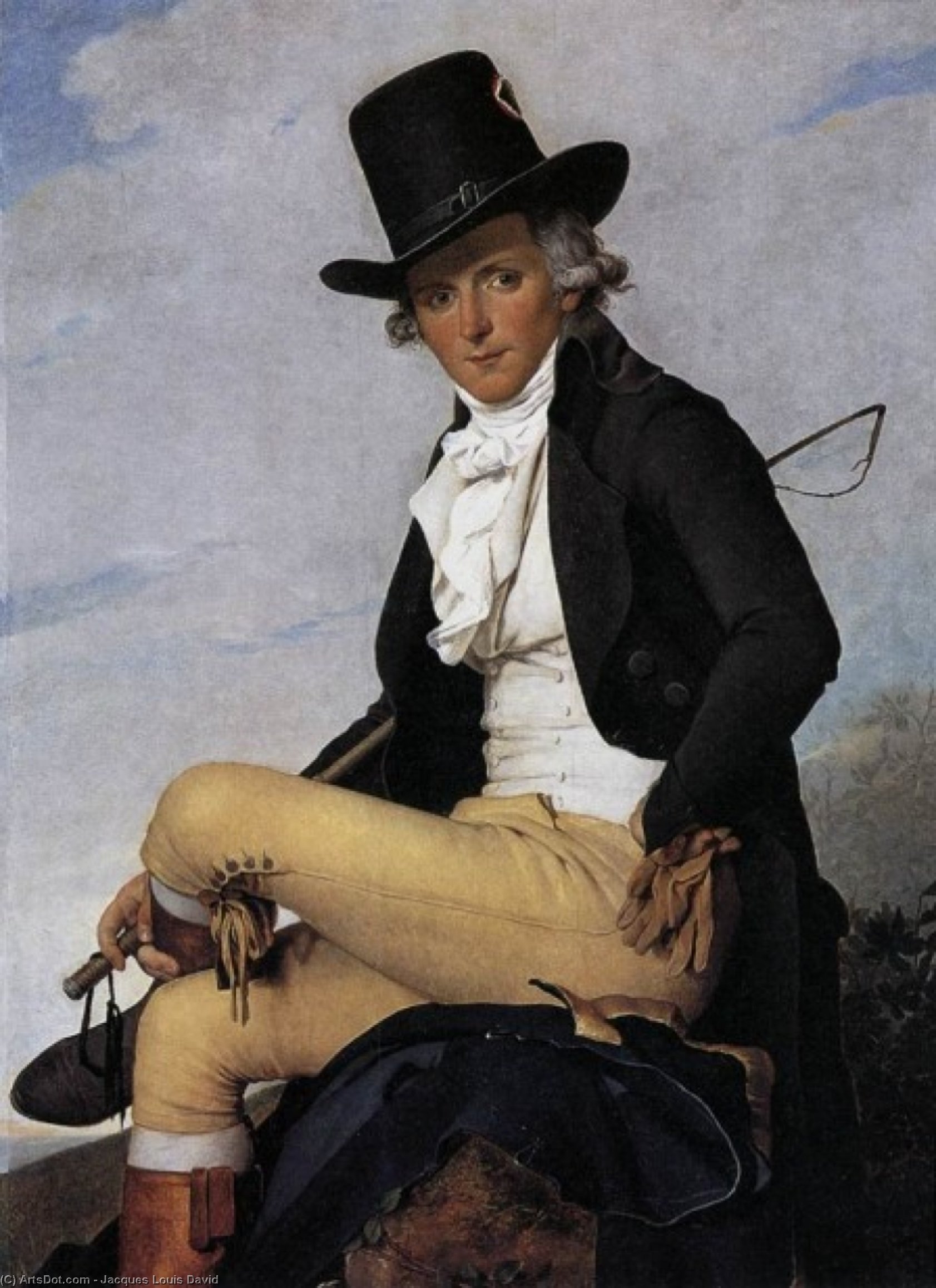 Retrato De Pierre Seriziat — Jacques-louis David