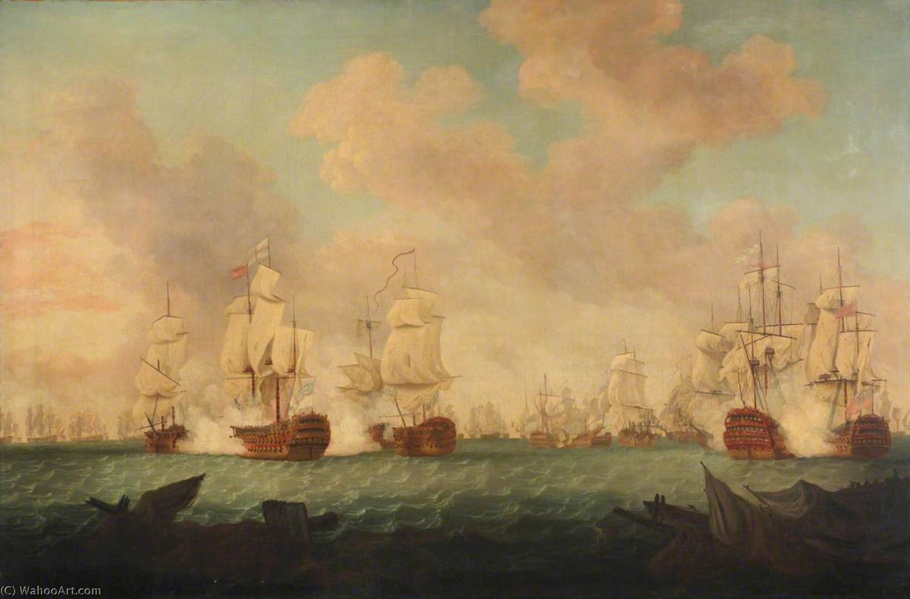 The Battle Of The Saints, 12 April 1782 — Richard Paton