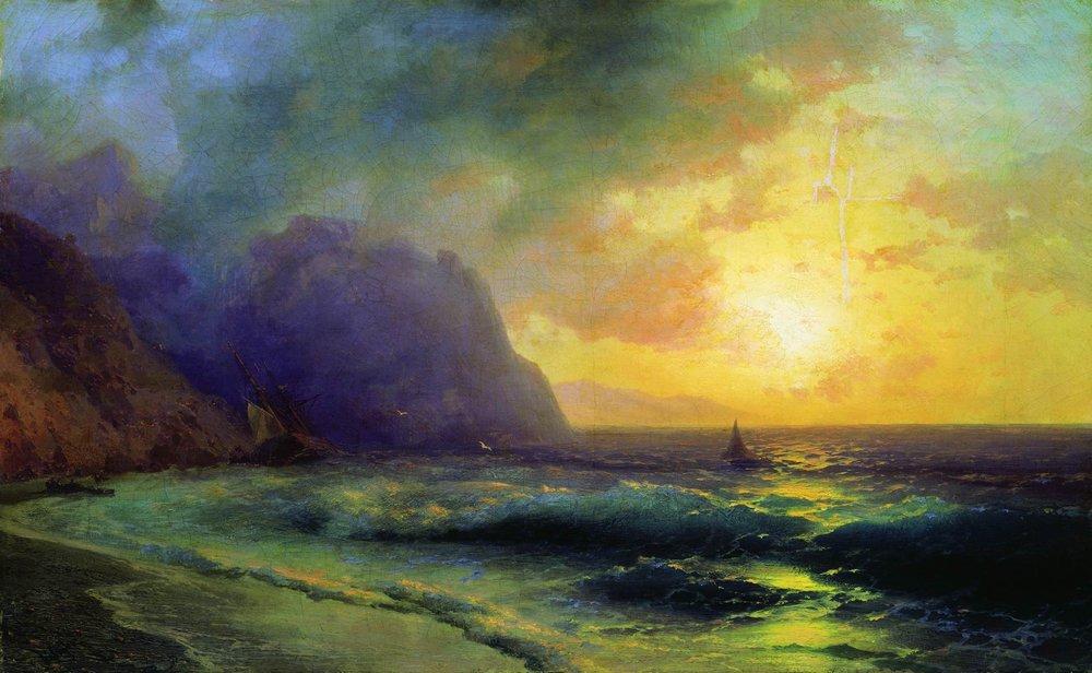 Sunset At Sea — Иван Константинович Айвазовский