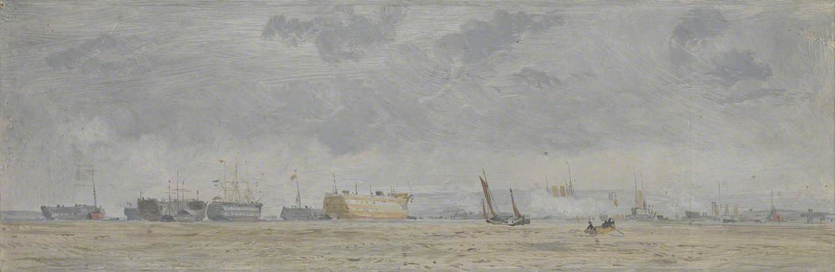 Hulks Off Portsmouth — John Fraser