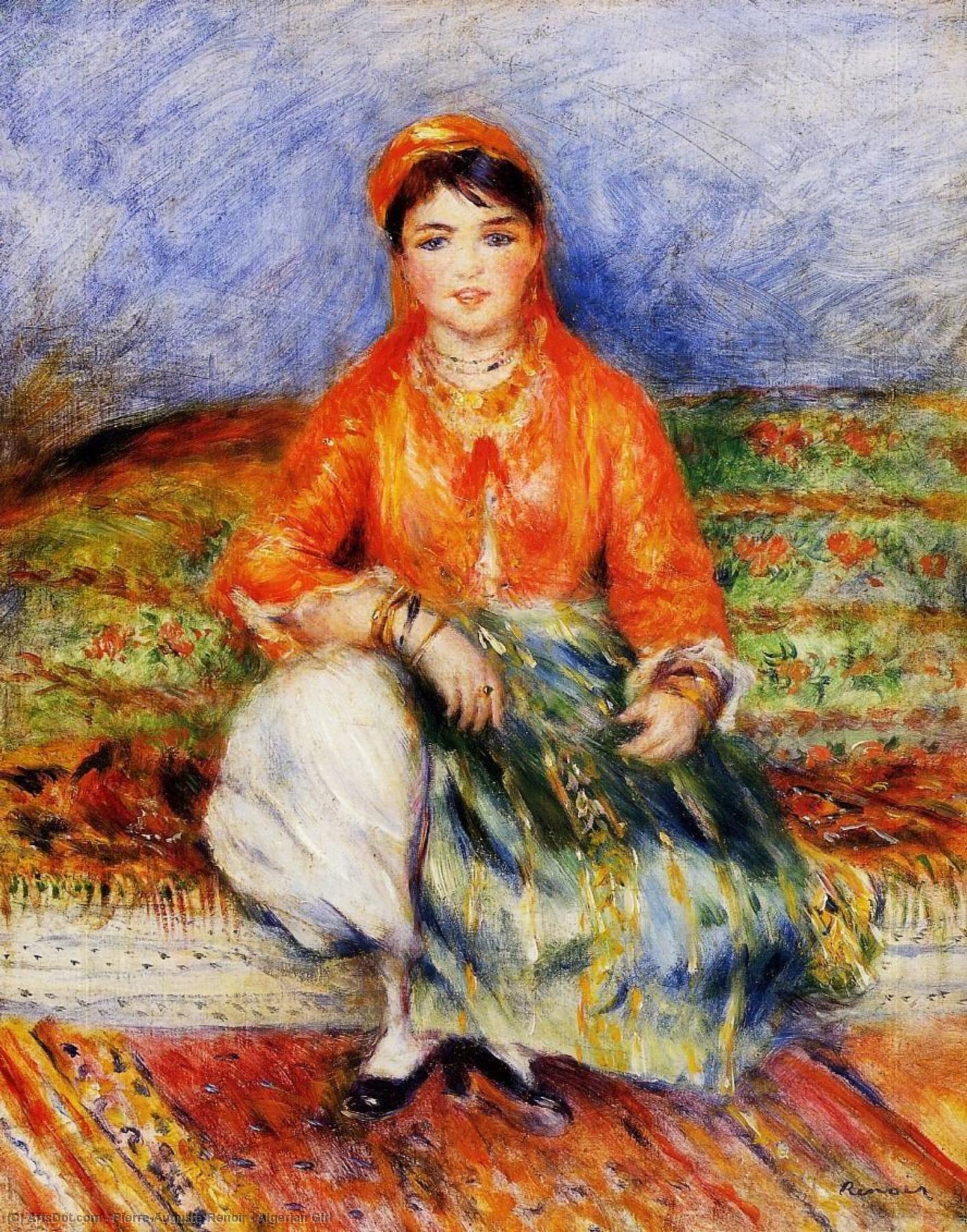 Algerian Girl — Pierre-auguste Renoir