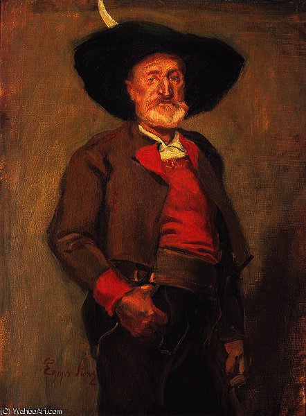 Portrait Costenoble In Costume — Альбин Эггер-лиенц