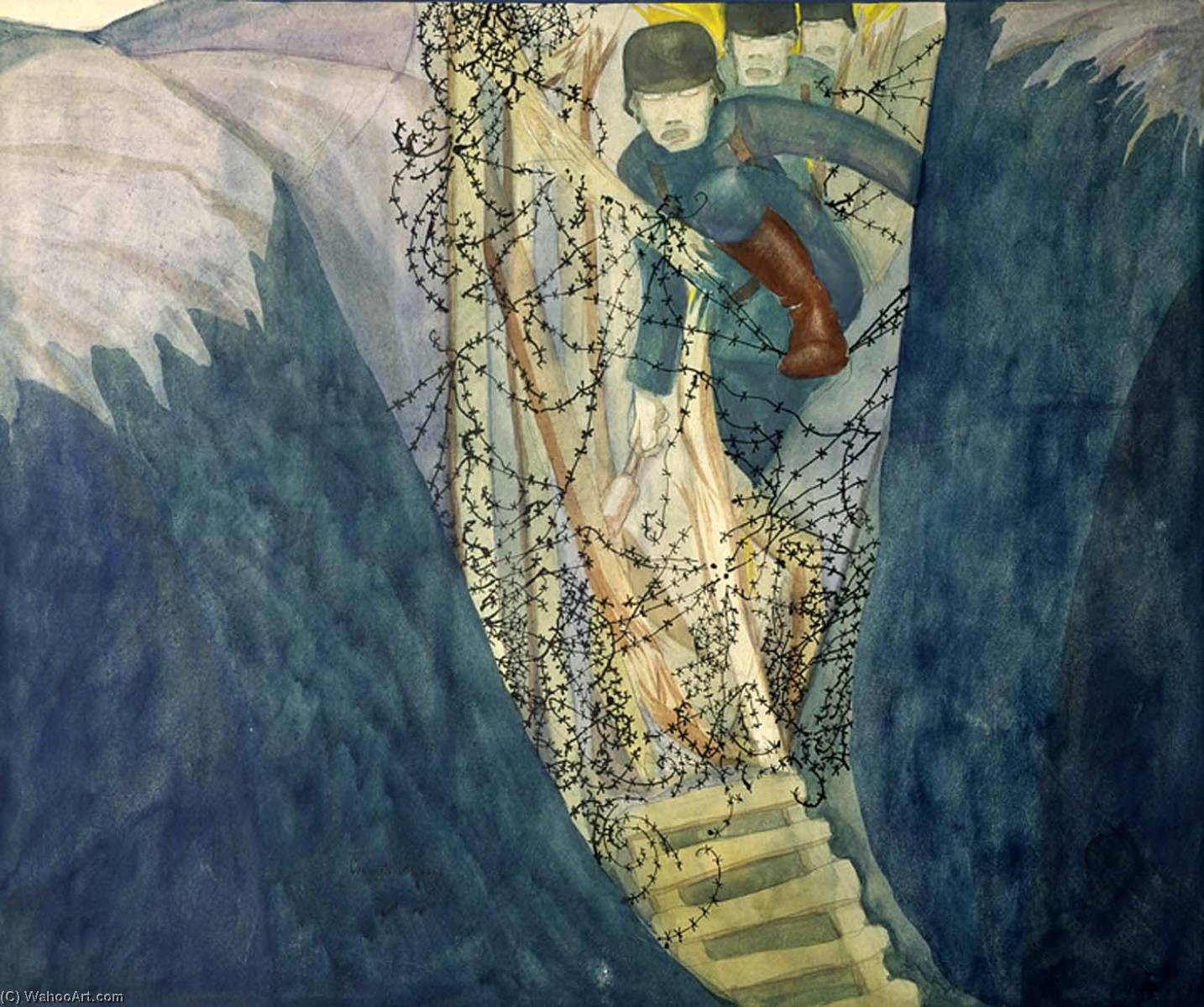 Raid On Our Trench — Claggett Wilson