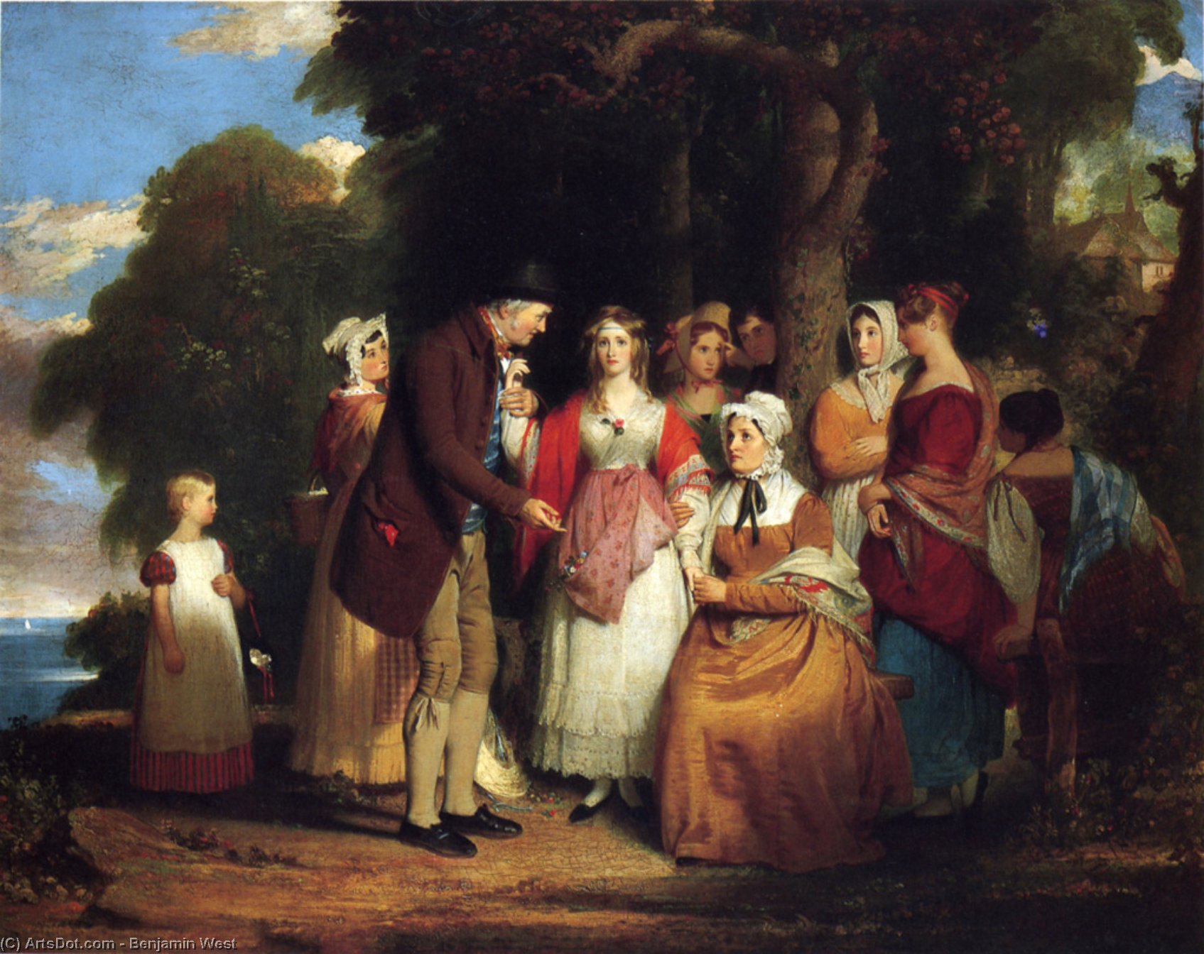 A Domestic Affliction (also Known As Annette De L) — Benjamin West