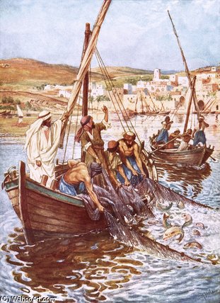 A Great Multitude Of Fishes — William Brassey Hole