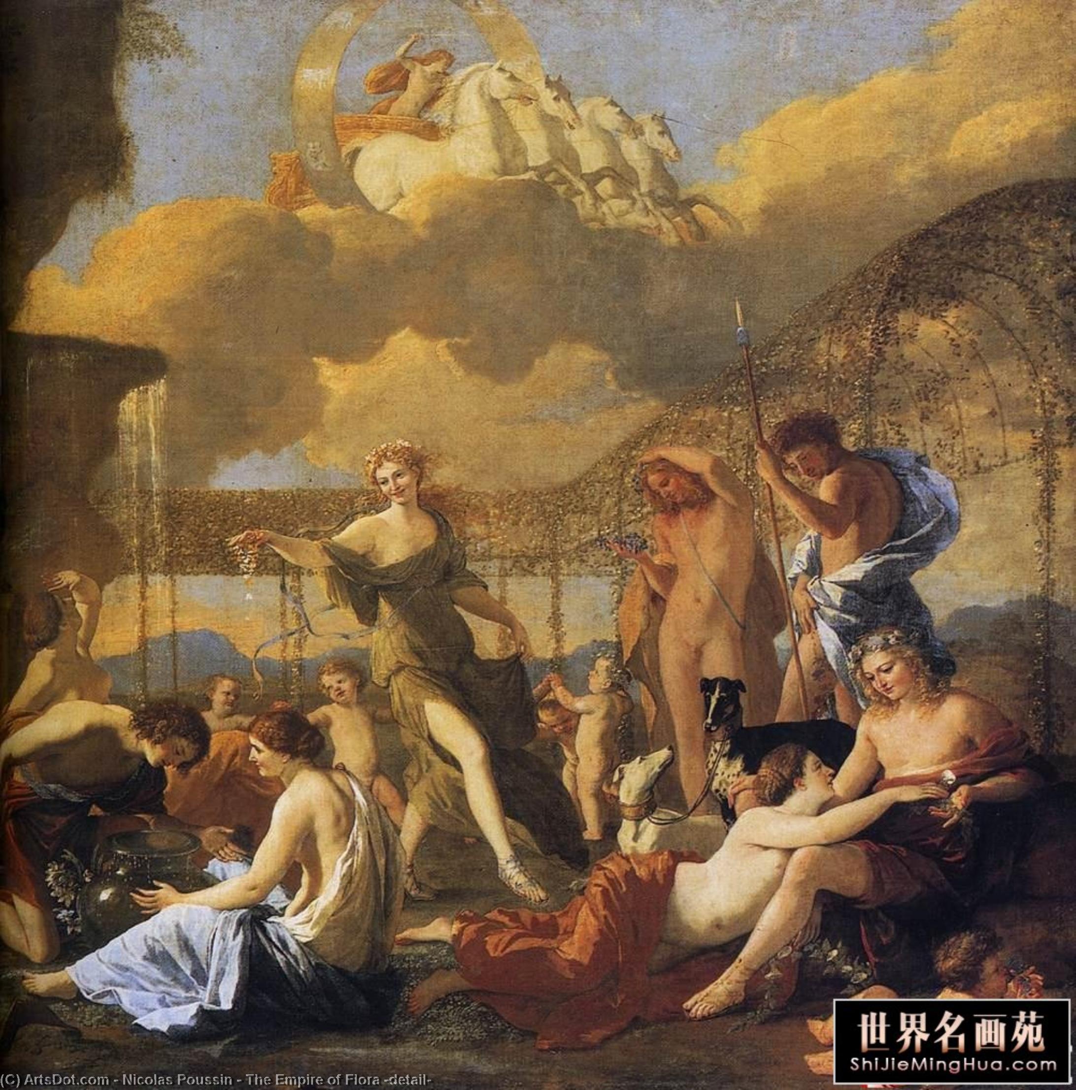 Der Kaiser Der Flora (detail) — Nikolaus Poussin