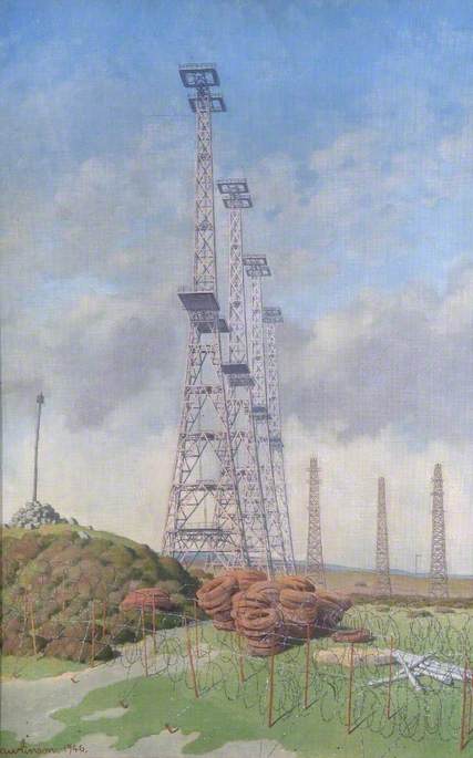 A 'type Ch' (chain Home) Radar Station On The East Coast — William Thomas Rawlinson