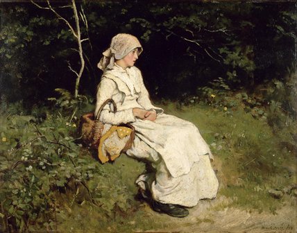 Resting By The Way — Francis Montague Holl