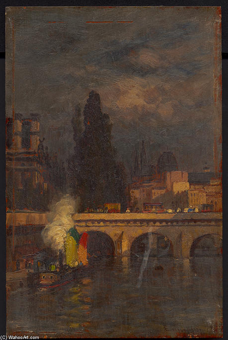 Unknown (aka Possible View Of Pont Royal) — John Joseph Enneking