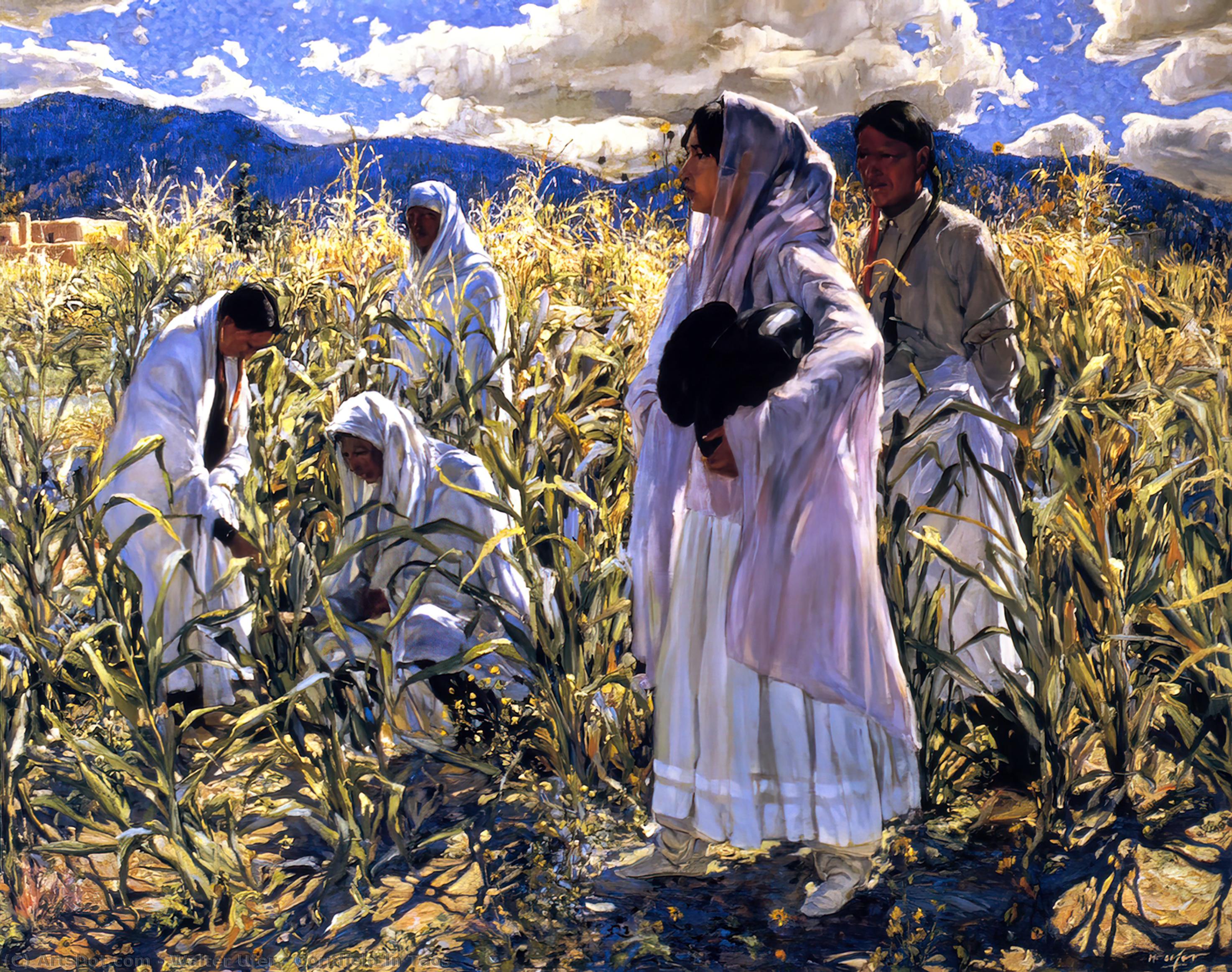 Cornfield In Taos — Вальтер Уфер