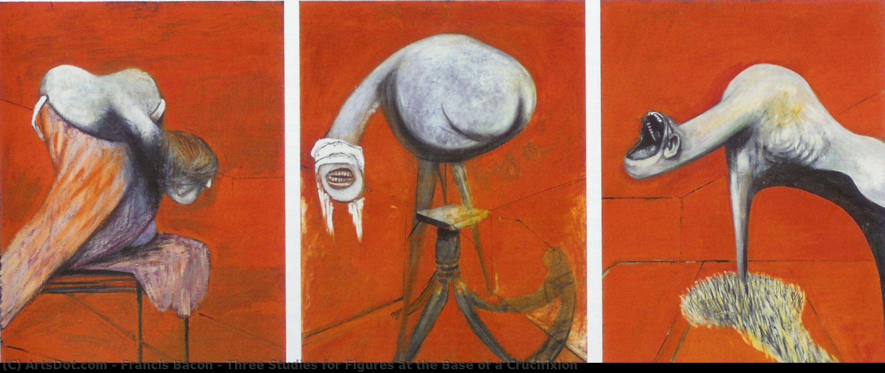 Tres Estudios Para Figuras Sobre La Cruz — Francis Bacon
