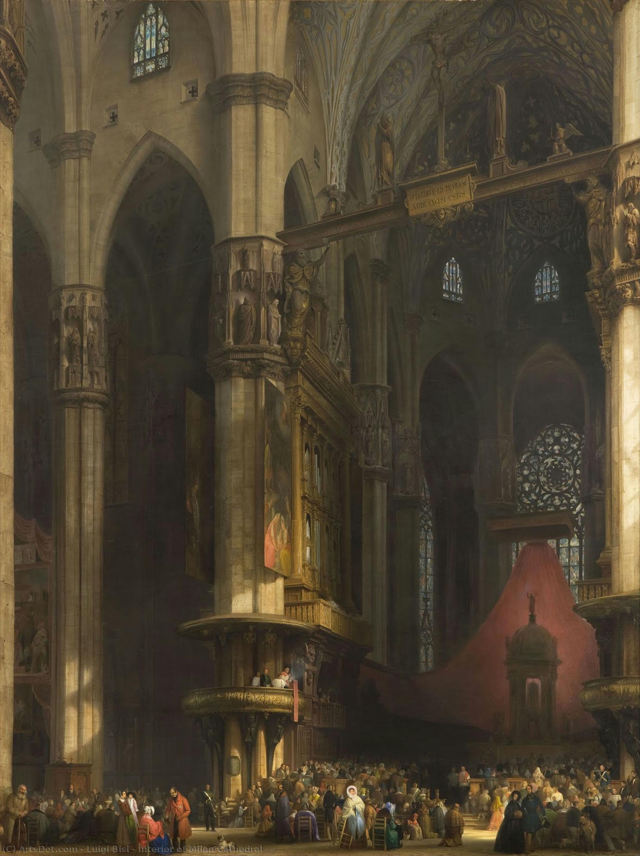 Interior Of Milan Cathedral — Luigi Bisi