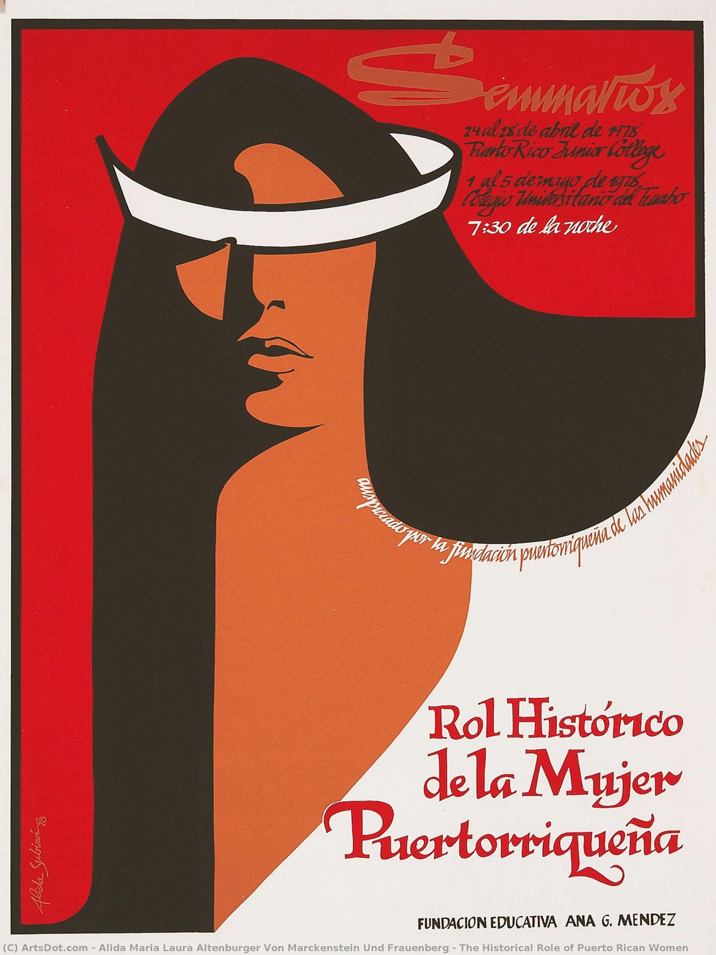 The Historical Role Of Puerto Rican Women — Alida Maria Laura Altenburger Von Marckenstein Und Frauenberg