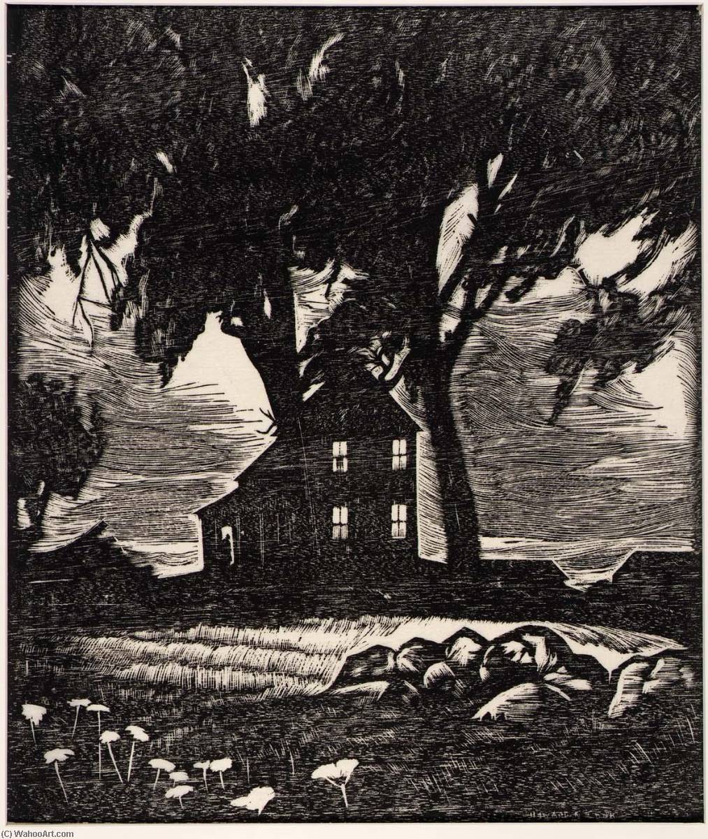 Wind In The Elms — Howard Cook