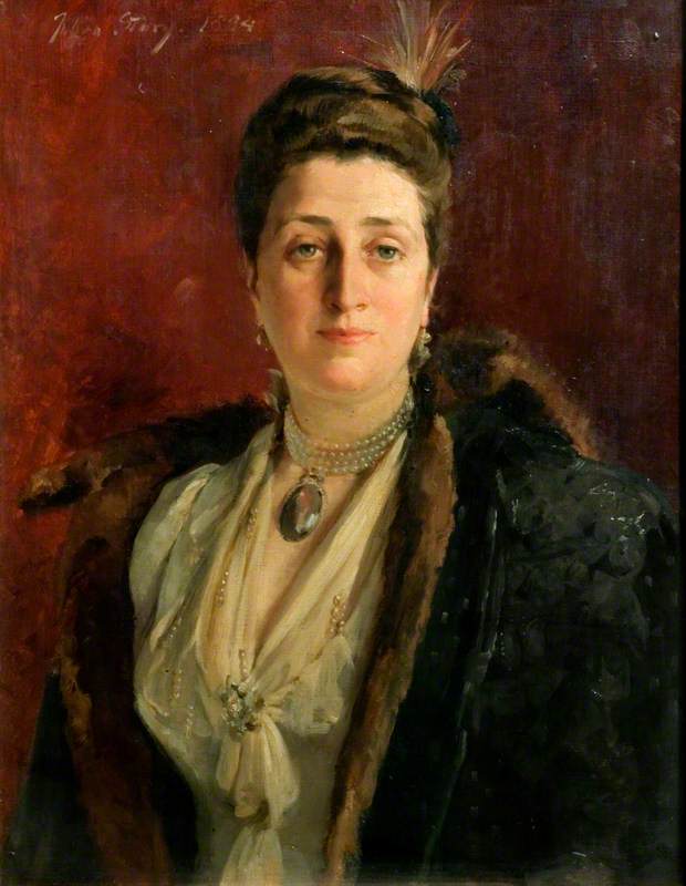Louisa (1843–1920), Dowager Viscountess Wolseley — Julian Russell Story