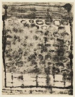 Saltpetred Wall (mur Au Salpêtre), Rejected Plate For The Book Les Murs By Eugène Guillevic — Jean Philippe Arthur Dubuffet