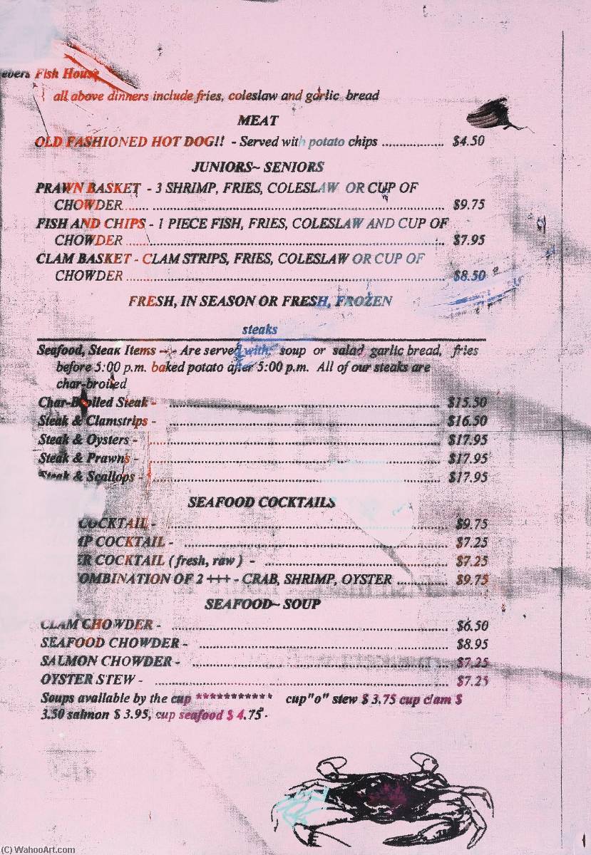 Menu Ii (uptown Fantasies) — Alex Hubbard