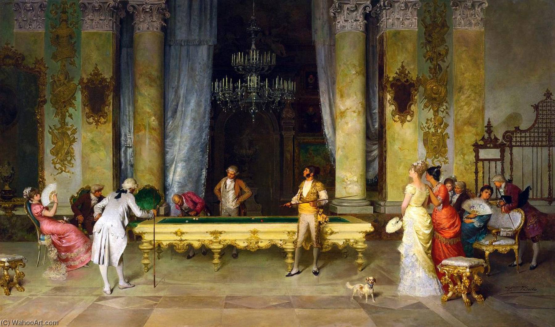 The Game Of Billiards — Francesco Beda